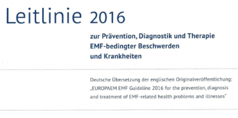 Medizin und ärztliche Praxis: EMF Leitlinie 2016 gedruckt
